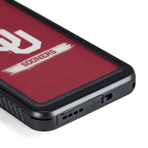 University of Oklahoma Sooners Galaxy S24 Plus Waterproof Case